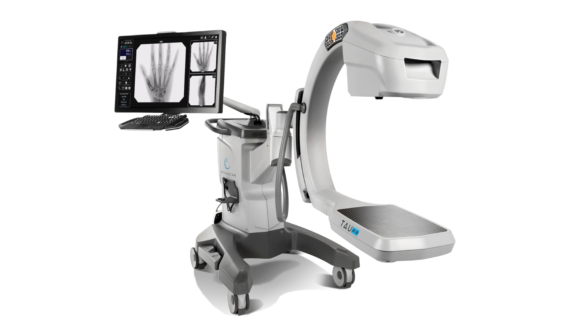 Portable X-ray machine setup